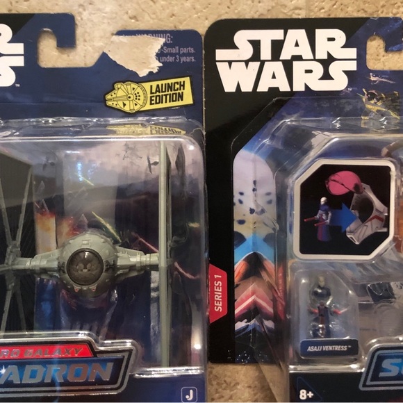Star Wars Micro Galaxy Squadron TIE Fighter & Ginivex Starfighter - Picture 1 of 7